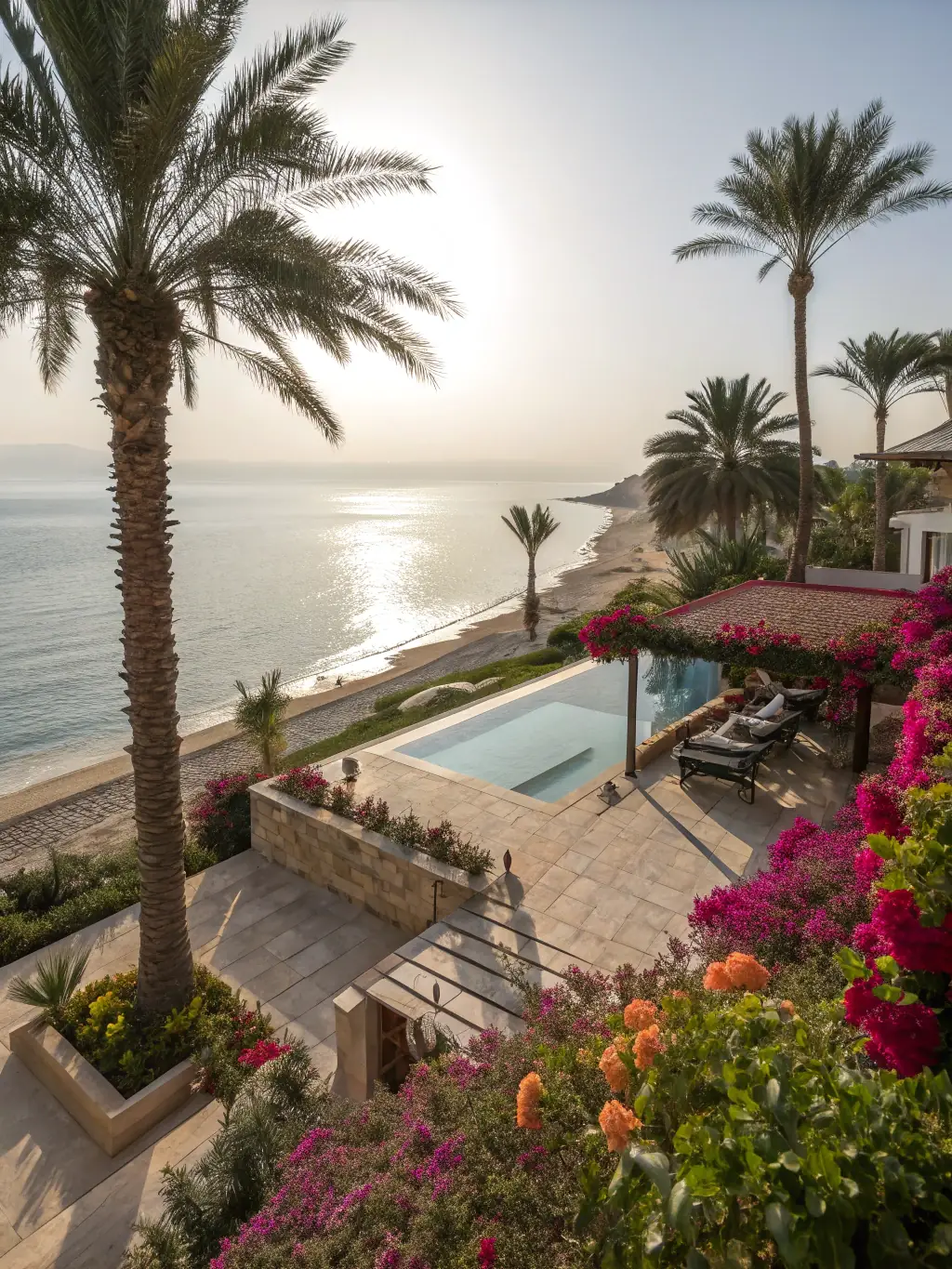 An affordable villa in Alanya with a garden and close proximity to the beach, emphasizing budget-friendly vacation rental options in Turkey.