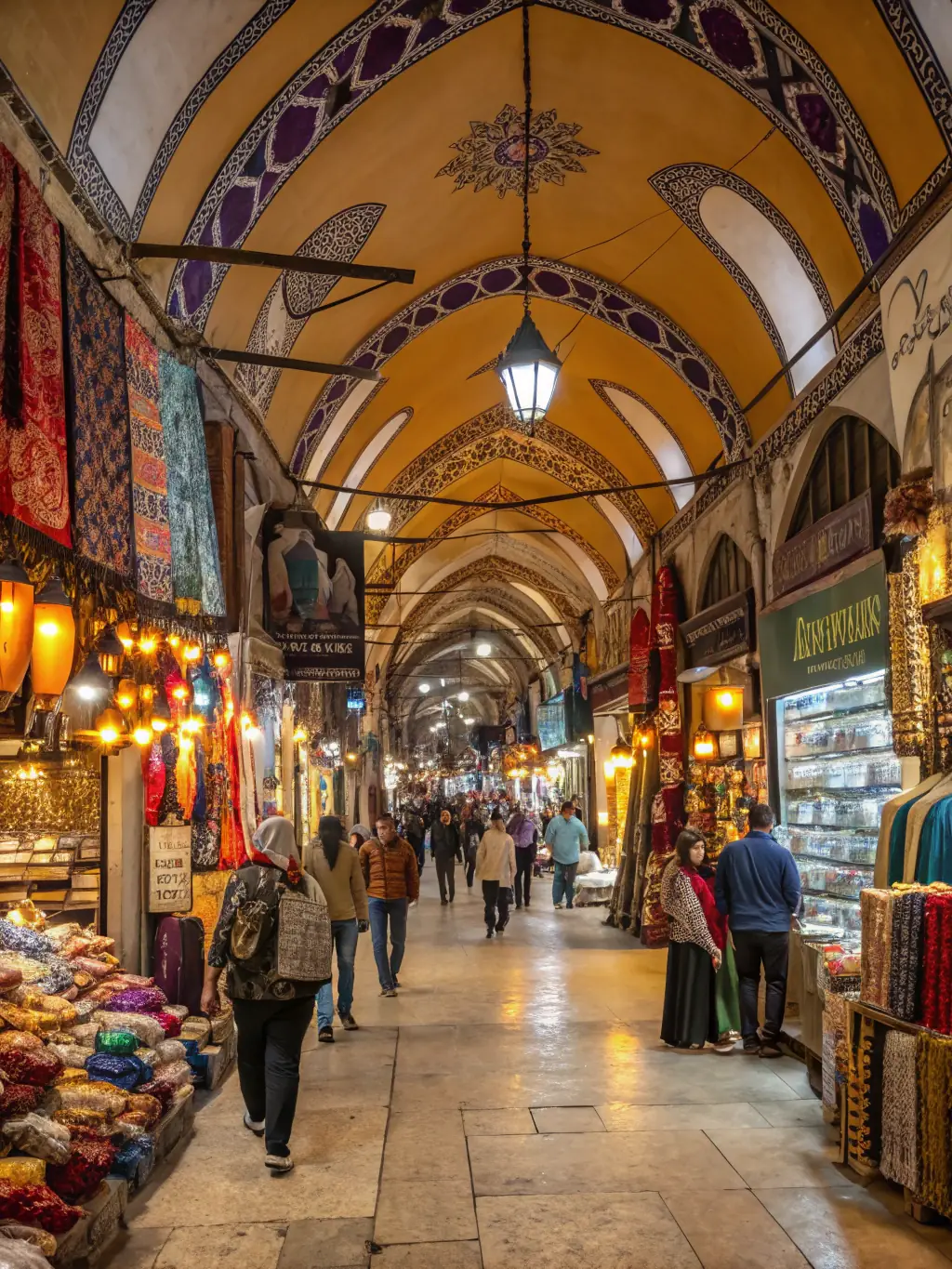 An engaging image of a food tour in Istanbul, showcasing various Turkish delicacies and the vibrant atmosphere of the local markets.