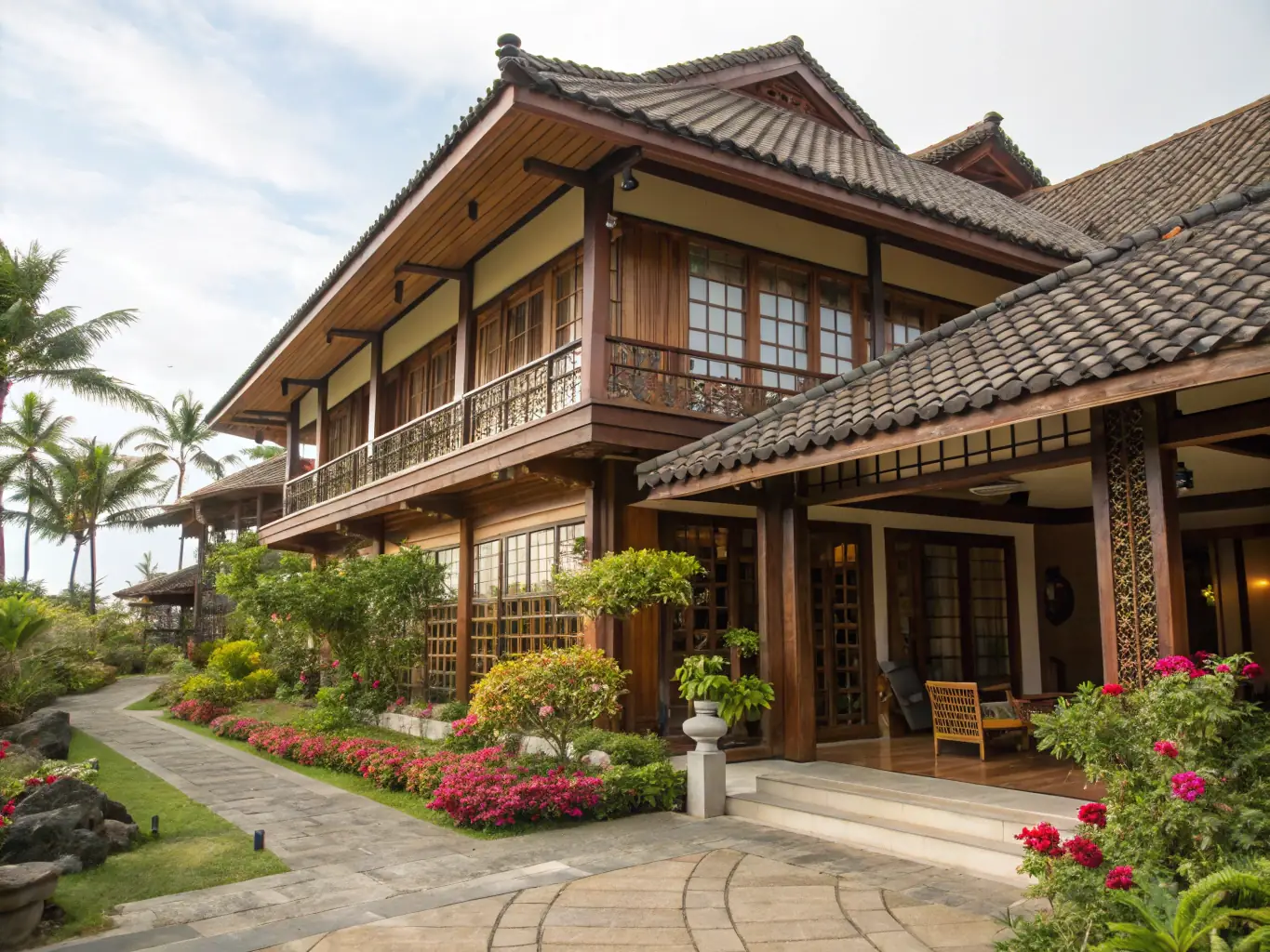 A charming boutique hotel in Istanbul, Turkey, showcasing traditional Turkish architecture and a cozy courtyard.